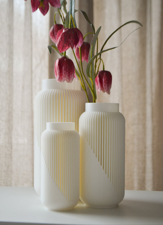 Witte vaas - Dozza