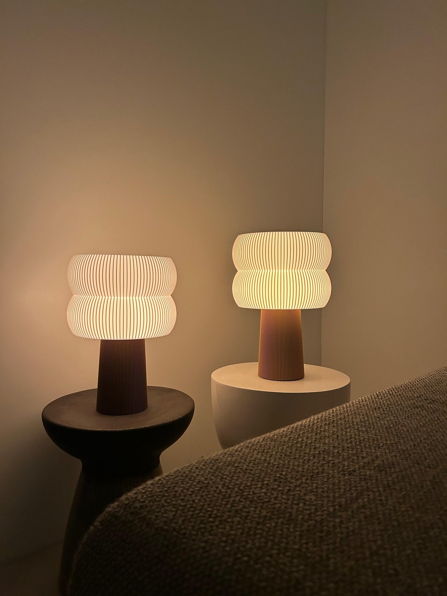 Latte bruine sfeerlamp - Casares